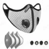 LITZEE Masque De Sport Anti-poussière Avec Filtre à Charbon Actif Pour PM2.5, Moto, Sport, Course à Pied, Escalade Masque De Protection -Protection des voies respiratoires Soldes 60480859 1
