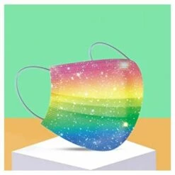 Masques Enfants Jetable 50 Pièces,LITZEE De Masque Respirant à Trois Couches Super Confortable Avec,Non-tissé Imprimé Papillon Bandeaux Pour Fille Et Garçon Masque De Protection -Protection des voies respiratoires Soldes 60481882 4