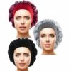 LITZEE 3 Pièces Bonnet De Sommeil En Satin Chapeau Élastique De Bande Large Couvre-Chef De Sommeil De Nuit Pour Fournitures De Sommeil ,T-Audace Masque De Protection 1 LITZEE 3 Pièces Bonnet De Sommeil En Satin Chapeau Élastique De Bande Large Couvre-Chef De Sommeil De Nuit Pour Fournitures De Sommeil ,T-Audace Masque De Protection -Protection des voies respiratoires Soldes 60482277 1