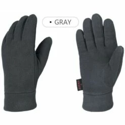 Outillage Gants Chauds, Gants D'hiver, Gants Coupe-vent, Gants D'extérieur En Polaire, Gants D'automne Et D'hiver Pour Hommes Et Femmes, Gris XL LangRay