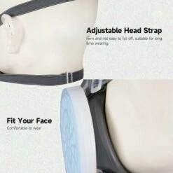 HANBING Masque Anti-poussière, Industriel, Meulage, Anti-poussière, Demi-masque, Travail Du Bois, Extérieur -Protection des voies respiratoires Soldes 60607981 5