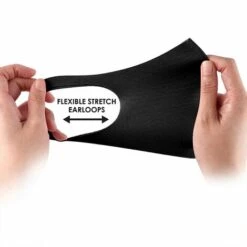 MACARON Lot De 5 Masques Réutilisables En Tissu Avec Boucles D'oreille, Respirants, Doux, Lavables, Durables Pour Un Usage Public Quotidien LO-Ron -Protection des voies respiratoires Soldes 60657041 4