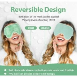 CADEAUX Cernes Foncés, Sac De Glace Oculaire Réutilisable Pour La Migraine Pour La Thérapie Par Le Froid Chaud Vert 8 CADEAUX Cernes Foncés, Sac De Glace Oculaire Réutilisable Pour La Migraine Pour La Thérapie Par Le Froid Chaud Vert -Protection des voies respiratoires Soldes 60688317 2