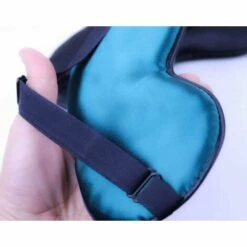 CADEAUX Lot De 2 Masques De Sommeil En Soie Avec Sangle Réglable, Masque De Sommeil Doux, Noir, Vert -Protection des voies respiratoires Soldes 60688332 3