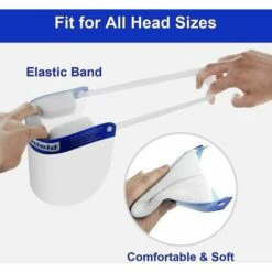 Fei Yu 10 Pack Écran Facial Pour Protection Masque Transparent Avec Lunettes Réutilisable Anti-Buée Transparent -Protection des voies respiratoires Soldes 60688659 3