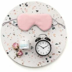 LTS FAFA Warm Ice Silk Patch Pour Les Yeux Soulagement De La Fatigue Oculaire Double Face Masque Pour Les Yeux Ombrage - Rose / Gris -Protection des voies respiratoires Soldes 60855566 3