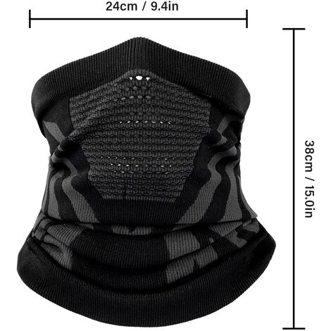 SUPERSELLER Cyclisme Couvre-visage Cache-cou Respirant Extensible évacuant L'humidité Chaud Coupe-vent Bloc Solaire Randonnée Escalade Course à Pied - Bleu - Taille Unique 7 SUPERSELLER Cyclisme Couvre-visage Cache-cou Respirant Extensible évacuant L'humidité Chaud Coupe-vent Bloc Solaire Randonnée Escalade Course à Pied - Bleu - Taille Unique – Image 5