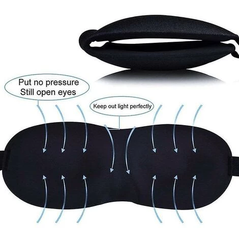 Ensoleillé Masque De Sommeil 3D Masque Naturel Pour Les Yeux De Sommeil Ombrage Couverture Ombre Patch Oculaire Femmes Hommes Doux Portable Bandeau De Voyage Cache-œil 5 Ensoleillé Masque De Sommeil 3D Masque Naturel Pour Les Yeux De Sommeil Ombrage Couverture Ombre Patch Oculaire Femmes Hommes Doux Portable Bandeau De Voyage Cache-œil – Image 3