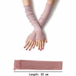 ILOVEMILAN 2 Paire Protection UV Manchettes Protection Solaire Manchons De Refroidissement De Bras Manches De Bras,Femmes Pour Le Cyclisme, Golf,Extérieur -Protection des voies respiratoires Soldes 61070493 3
