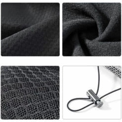 GOLOVEJOY Cache-cou D'hiver Avec 1 Filtre à Charbon Actif Pour Homme Et Femme, Coupe-vent, Cache-cou Chaud En Polaire Pour Le Ski, Le Snowboard, Le Cyclisme, La Randonnée, La Course à Pied, La Pêche. - Gris Foncé -Protection des voies respiratoires Soldes 61127695 3