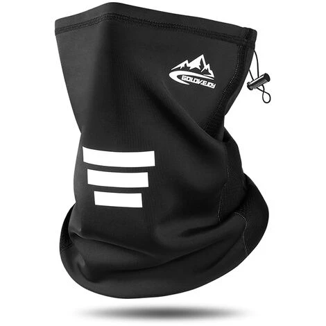 GOLOVEJOY Hiver Cache-cou Hommes Femmes Coupe-vent Couvre-visage Chaud Polaire Cache-cou Pour Ski Snowboard Cyclisme Randonnée Course Pêche - Le Noir - Le Noir 3 GOLOVEJOY Hiver Cache-cou Hommes Femmes Coupe-vent Couvre-visage Chaud Polaire Cache-cou Pour Ski Snowboard Cyclisme Randonnée Course Pêche - Le Noir - Le Noir