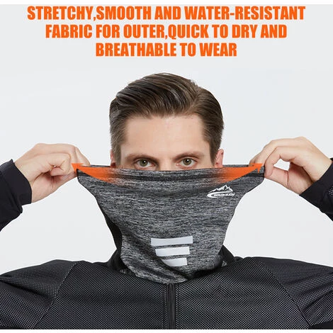 GOLOVEJOY Hiver Cache-cou Hommes Femmes Coupe-vent Couvre-visage Chaud Polaire Cache-cou Pour Ski Snowboard Cyclisme Randonnée Course Pêche - Le Noir - Le Noir 4 GOLOVEJOY Hiver Cache-cou Hommes Femmes Coupe-vent Couvre-visage Chaud Polaire Cache-cou Pour Ski Snowboard Cyclisme Randonnée Course Pêche - Le Noir - Le Noir – Image 2