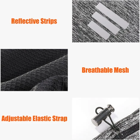 GOLOVEJOY Hiver Cache-cou Hommes Femmes Coupe-vent Couvre-visage Chaud Polaire Cache-cou Pour Ski Snowboard Cyclisme Randonnée Course Pêche - Le Noir - Le Noir 7 GOLOVEJOY Hiver Cache-cou Hommes Femmes Coupe-vent Couvre-visage Chaud Polaire Cache-cou Pour Ski Snowboard Cyclisme Randonnée Course Pêche - Le Noir - Le Noir – Image 5