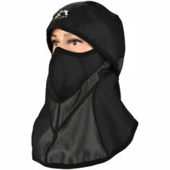 YSANAM Coupe-vent D'hiver Avec Fermeture éclair Réfléchissante Femmes Hommes Résistant à L'eau Polaire Thermique Couverture Intégrale Pour Le Ski, Le Snowboard, La Moto, L'équitation, Le Cyclisme - Le Noir - Le Noir