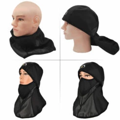 YSANAM Coupe-vent D'hiver Avec Fermeture éclair Réfléchissante Femmes Hommes Résistant à L'eau Polaire Thermique Couverture Intégrale Pour Le Ski, Le Snowboard, La Moto, L'équitation, Le Cyclisme - Le Noir - Le Noir -Protection des voies respiratoires Soldes 61129144 4