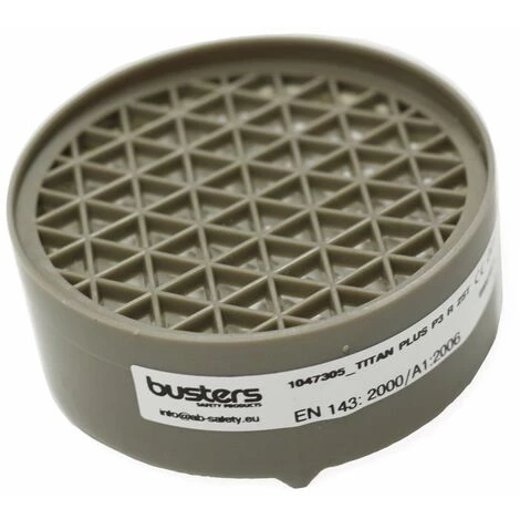 Filtre à Poussière Pour Demi-masque Busters New Titan P3R Plus 2pcs 3 Filtre à Poussière Pour Demi-masque Busters New Titan P3R Plus 2pcs