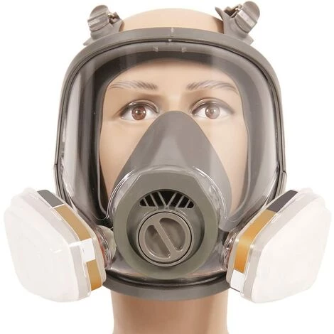 JOORRT 25 In 1 6800 Masque Respiratoire Intégral, Casque De Protection Faciale Pour Peindre, Vapeur Et Poussière Organiques, Deux Types De Connecteurs 5 JOORRT 25 In 1 6800 Masque Respiratoire Intégral, Casque De Protection Faciale Pour Peindre, Vapeur Et Poussière Organiques, Deux Types De Connecteurs – Image 3