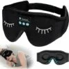 NAXUNNN Masque De Sommeil Bluetooth Casque De Sommeil Sans Fil 3D Couteurs Bluetooth Casque Anti Bruit Pour Dormir Masque De Nuit Hand Make Respirant Ultra-Douce Cache Yeux Ergonomique -Protection des voies respiratoires Soldes 61254919 1