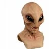 DECKON Masque Alien, Halloween Masque Effrayant Nouveauté Costume Party Latex Animal Visage Masque Pleine Tête Alien Visage Latex Horreur Couvre-Chef Bouclier Pour Halloween Party -Protection des voies respiratoires Soldes 61651859 1