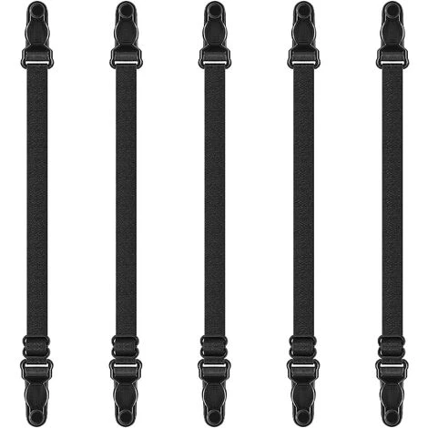 EINEMGELD Lot De 5pcs Attache Masque Accroche Derrière Tête Crochet Extension De Sangle De Masque Extenseur Réglable Pour Protéger Oreilles, Noir 3 EINEMGELD Lot De 5pcs Attache Masque Accroche Derrière Tête Crochet Extension De Sangle De Masque Extenseur Réglable Pour Protéger Oreilles, Noir