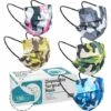 MEZHENG 100pcs Masques Colorés De Protège-dents Colorés, 3 Couches Type IIR Masques Jetables Pour Adultes Masques De Protection Pour Masques Colorés Camouflage Multicolore Masque Facial Pour Adultes -Protection des voies respiratoires Soldes 62342753 1