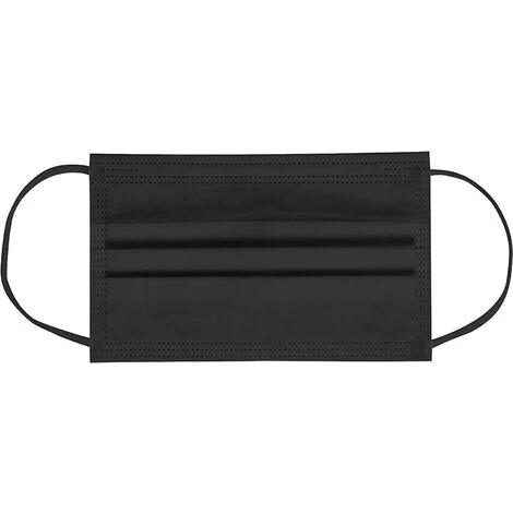 MEZHENG Masque Enfants Jetable, Protection Faciale Jetable Noire, 3 Couches D'Air Filtré éPaissi, Une Fois, Une Utilisation, Tissu Non Tissé + Tissu Soufflé Par Fusion 5 MEZHENG Masque Enfants Jetable, Protection Faciale Jetable Noire, 3 Couches D'Air Filtré éPaissi, Une Fois, Une Utilisation, Tissu Non Tissé + Tissu Soufflé Par Fusion – Image 3