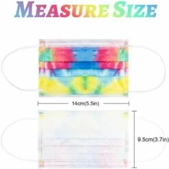 MEZHENG 50 Pièces Masques Enfants Jetable 3 Couches Certifié CE, Non Tissé Anti Poussière Respirant Face Scarf Avec Crochets D'oreille élastiques,Couleur/Noir/Bleu 11 MEZHENG 50 Pièces Masques Enfants Jetable 3 Couches Certifié CE, Non Tissé Anti Poussière Respirant Face Scarf Avec Crochets D'oreille élastiques,Couleur/Noir/Bleu -Protection des voies respiratoires Soldes 62342809 5