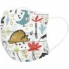 MEZHENG 100Pièces Enfant Facial_Masque Tissu Non-tissé 3 Plis Protection Faciale Jetable Antipoussière Doux Respirant Haute Qualité Plein Air Mignonne Impression Bandeaux, Tissu Enfant Jetable