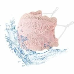 MEZHENG Masque Facial Tendance En Dentelle Et Perles Pour Enterrement De Vie De Jeune Fille -Protection des voies respiratoires Soldes 62342857 3