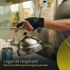 ILOVEMILAN Orthèse Pour Maintien Du Pouce - Pour L'Arthrite, Tendinite, Canal Carpien Et Entorse - Femme Et Homme - Main Droite Et Gauche -Protection des voies respiratoires Soldes 63569534 3