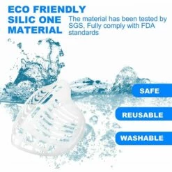 LYCXAMES Le Protecteur De Rouge à Lèvres 3D Vous Aide à Respirer Doucement, Support De Protecteur De Rouge à Lèvres En Silicone Réutilisable Pour Femmes Et Hommes, Support Interne Empêche Le Support 3D -Protection des voies respiratoires Soldes 63750546 3