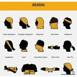 JUNJUN-Sun UV Protection Face Cover Foulard Mask Neck Gaiter Respirant Windproof Bandana…White -Protection des voies respiratoires Soldes 63800803 5