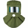 SLI-RES Sablage Hotte Abrasive Capuchon, Casque De Sablage Anti Vent Sand Blaster, Masque De Sablage Protection De La Poussière Protection Visage (Vert Armée)，Lilaris -Protection des voies respiratoires Soldes 63824853 1
