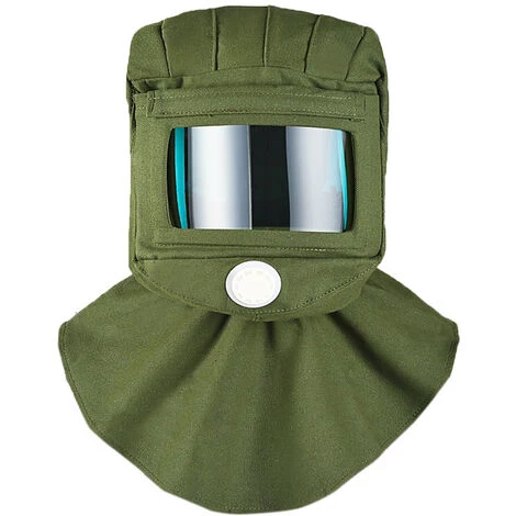 SLI-RES Sablage Hotte Abrasive Capuchon, Casque De Sablage Anti Vent Sand Blaster, Masque De Sablage Protection De La Poussière Protection Visage (Vert Armée),Lilaris 3 SLI-RES Sablage Hotte Abrasive Capuchon, Casque De Sablage Anti Vent Sand Blaster, Masque De Sablage Protection De La Poussière Protection Visage (Vert Armée),Lilaris