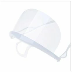 FOZIY 10pcs Visière De Protection Réutilisable En Blanc - Couvre Bouche Et Nez Facial - Protection Visage Anti-Salive Anti-Eclaboussure Facial Protection Pour Homme Femme，Fonepro -Protection des voies respiratoires Soldes 63841438 5
