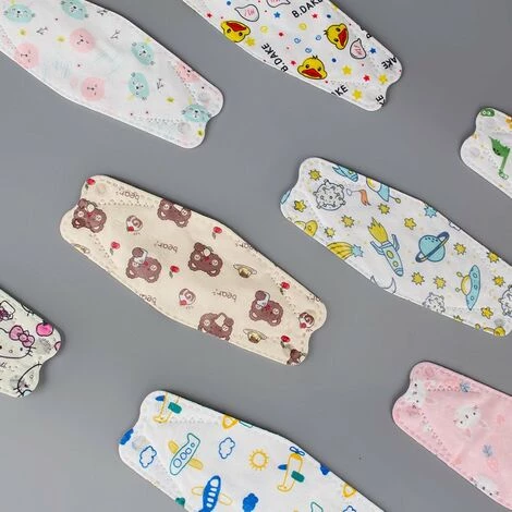 ILOVEMILAN 50 Enfants KF94 Masques D'étudiants Tridimensionnels En Forme De Poisson Impression Kidmask Masques De Dessin Animé Enfants Emballage Indépendant KN95 (70 * 180 Mm, Style Aléatoire) 4 ILOVEMILAN 50 Enfants KF94 Masques D'étudiants Tridimensionnels En Forme De Poisson Impression Kidmask Masques De Dessin Animé Enfants Emballage Indépendant KN95 (70 * 180 Mm, Style Aléatoire) – Image 2