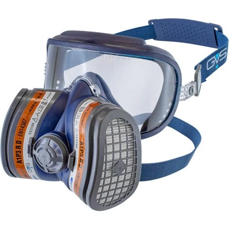 Masque Facial GVS Elipse Intègre Avec Filtres A1P3 M/L - - 3 Masque Facial GVS Elipse Intègre Avec Filtres A1P3 M/L - -