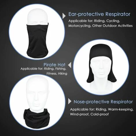 Masque D'équitation En Soie De Glace Noire Crème Solaire Léger Refroidissement Pêche En Plein Air Moto Capot De Moto,HANBING 7 Masque D'équitation En Soie De Glace Noire Crème Solaire Léger Refroidissement Pêche En Plein Air Moto Capot De Moto,HANBING – Image 5