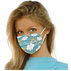 Outillage Balances De Visage 3 Couches Enfants Jetables 10pc Avec Foulard à Masque Jetable Respirant Pour Une Course Multifonctionnelle (D) LangRay -Protection des voies respiratoires Soldes 64036447 4