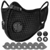 Outillage Masque Anti-poussière Lavable Réutilisable Avec 7Filtres Pour La Course à Pied, Le Cyclisme, Les Activités De Plein Air LangRay -Protection des voies respiratoires Soldes 64036674 1