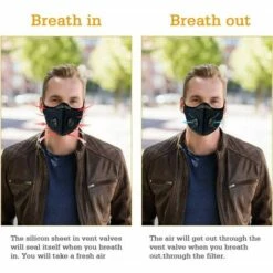 Outillage Masque Anti-poussière Lavable Réutilisable Avec 7Filtres Pour La Course à Pied, Le Cyclisme, Les Activités De Plein Air LangRay -Protection des voies respiratoires Soldes 64036674 5