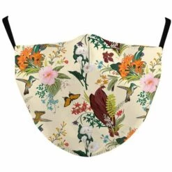 Outillage Masque Facial Coton 2 Couches 2 PCs Masque Anti Poussière UV Protection Réutilisable De Mode Unisexe Couvre-visage Lavable LangRay