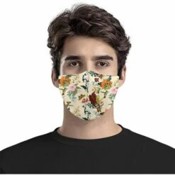 Outillage Masque Facial Coton 2 Couches 2 PCs Masque Anti Poussière UV Protection Réutilisable De Mode Unisexe Couvre-visage Lavable LangRay -Protection des voies respiratoires Soldes 64037154 4