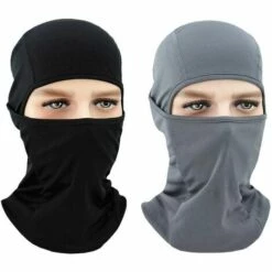 Outillage Masques De Cyclisme Balaclava Flying Tiger Headgear Sports De Plein Air Masques De Protection Solaire Coupe-vent 2 Pièces (gris + Noir) LangRay