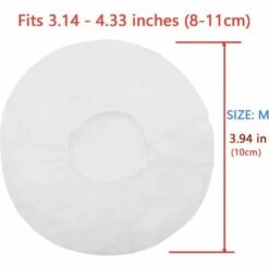 Outillage 100 Paires De Housses De Casque Jetables En Tissu Non Tissé De Taille Moyenne Protecteur De Coussinets D'oreille écouteur Sanitaire Extensible, Convient Aux Casques 3,14 à 4,33 Pouces (Blanc)，T-Audace LangRay -Protection des voies respiratoires Soldes 64037787 3