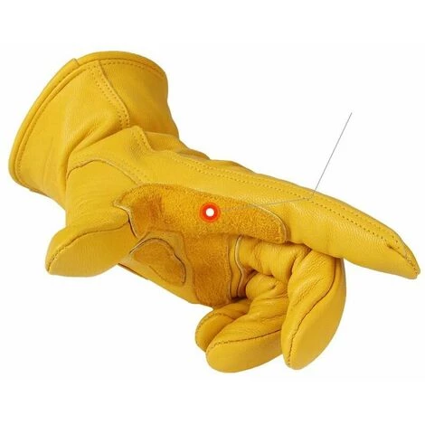 Outillage Gants Chauds, Gants D'hiver, Gants D'équitation, Gants De Travail De Course Moto Tout-terrain Résistants à L'usure, Jaune L LangRay 4 Outillage Gants Chauds, Gants D'hiver, Gants D'équitation, Gants De Travail De Course Moto Tout-terrain Résistants à L'usure, Jaune L LangRay – Image 2