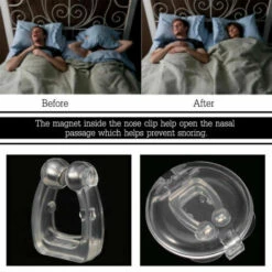 Outillage Anti-ronflement, Apnée Du Sommeil, Mini Anti-ronflement De L'appareil Anti-ronflement Dispositif Anti-ronflement LangRay -Protection des voies respiratoires Soldes 64038016 2