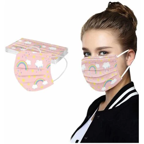 Outillage Echarpe De Traitement De Visage De De 3 LED 10PC Avec Foulard à Masque Jetable Respirant Pour La Pluie Multifonctionnelle (C) LangRay 7 Outillage Echarpe De Traitement De Visage De De 3 LED 10PC Avec Foulard à Masque Jetable Respirant Pour La Pluie Multifonctionnelle (C) LangRay – Image 5