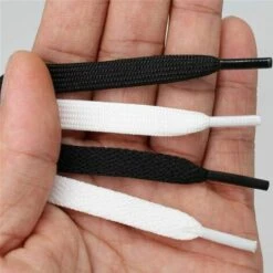 Outillage Lacets Plats, Lacets Résistants 100% Cotton, 1 Paire. Plusieurs Couleurs Et Longueurs Disponibles (120cm X 8mm). Compatible Avec Nike,Adidas,Converse,Reebok,New Balance,et Beaucoup D'autres. LangRay -Protection des voies respiratoires Soldes 64038245 4