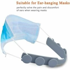 Outillage 4 Pcs Anti-Serrage Masque Sangle Extender Masque Titulaire Crochet Oreille Sangle Réglable Masque Boucle De Fixation Soulager La Pression Et La Douleur LangRay -Protection des voies respiratoires Soldes 64038301 3
